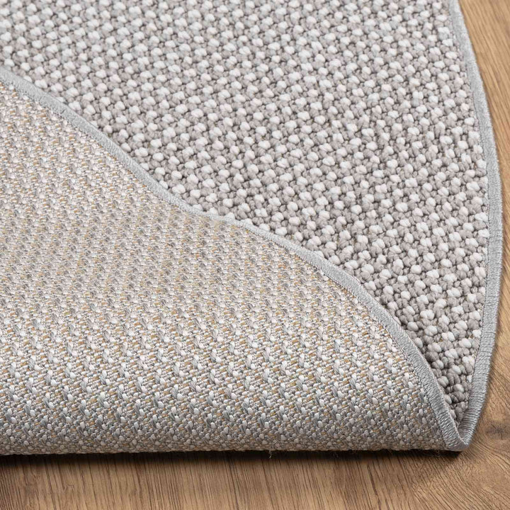 Indendørs tæppe LUGO Creme og grå Ø 200 CM Polyester