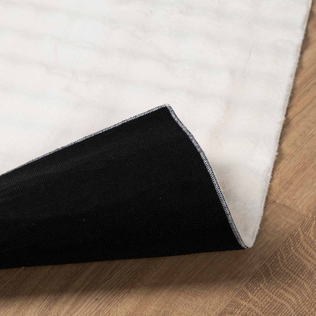 Områdetæpper Firkantet SIROLO Cremefarvet 200 x 200 cm