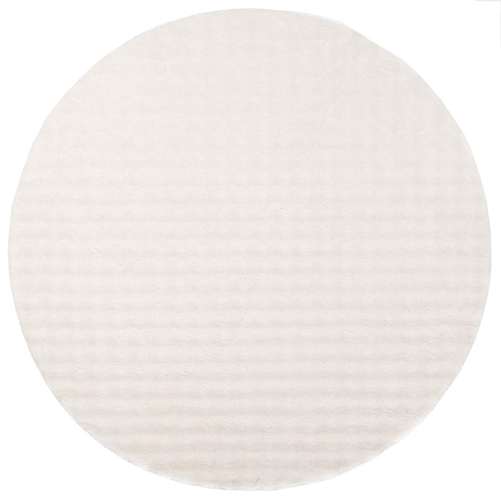 Områdetæpper Rund SIROLO Creme Ø 120 CM Polyester