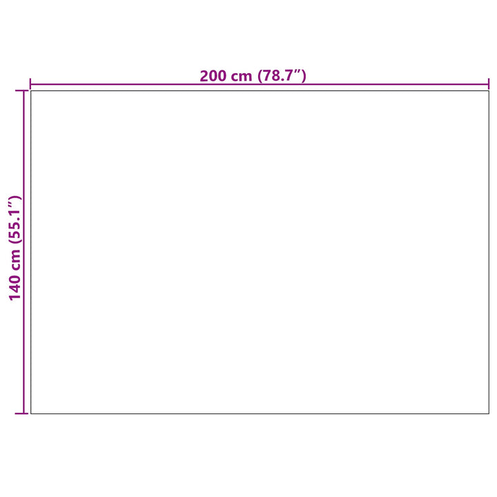 Områdetæpper Rektangulær SIROLO Beige 200 x 140 cm Polyester