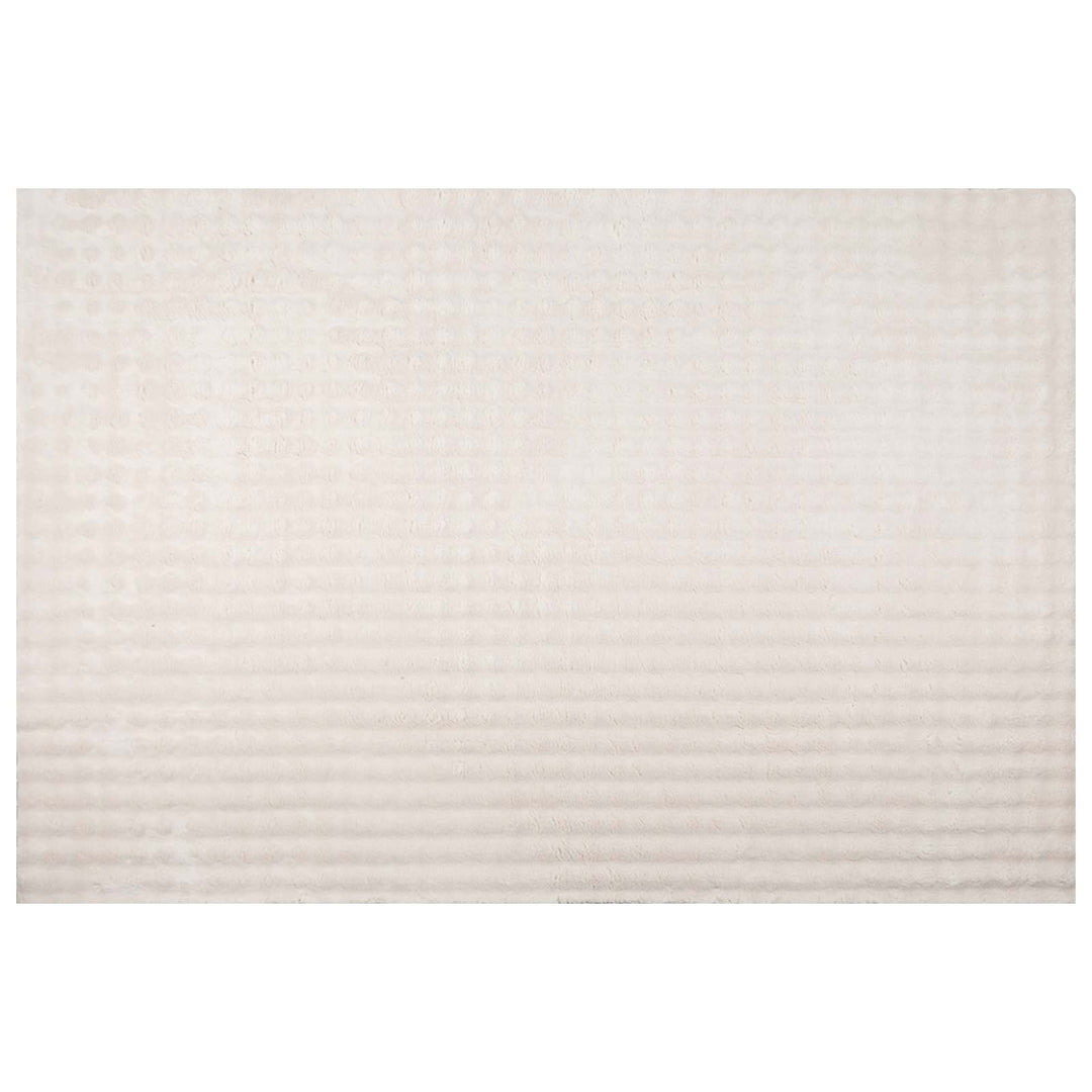 Områdetæpper Rektangulær SIROLO Beige 340 x 240 cm Polyester