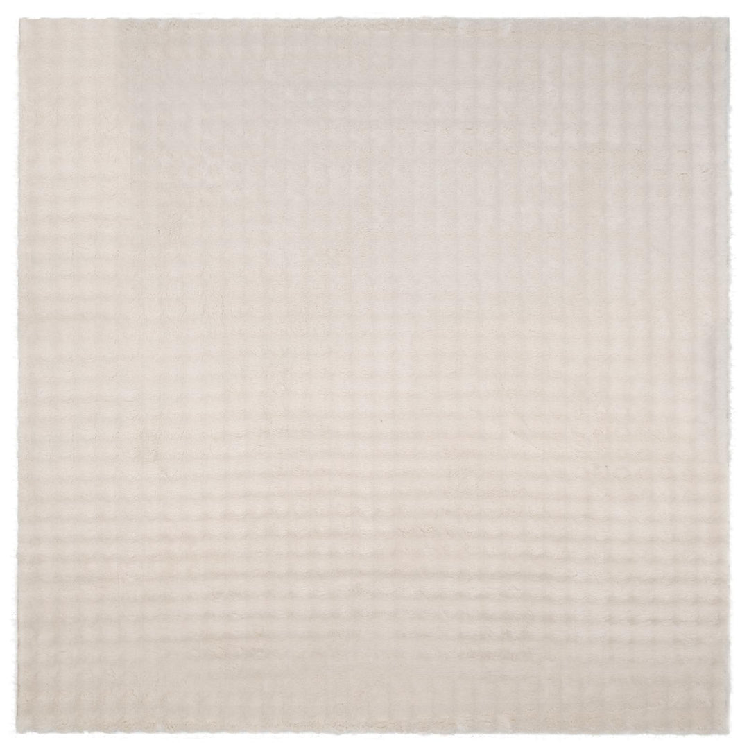 Områdetæpper Firkantet SIROLO Beige 200 x 200 cm Polyester