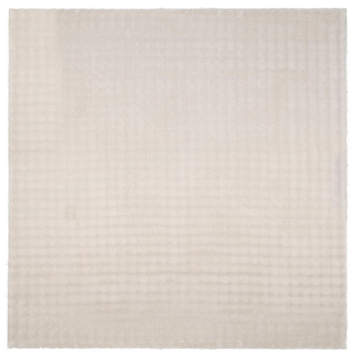 Områdetæpper Firkantet SIROLO Beige 240 x 240 cm Polyester