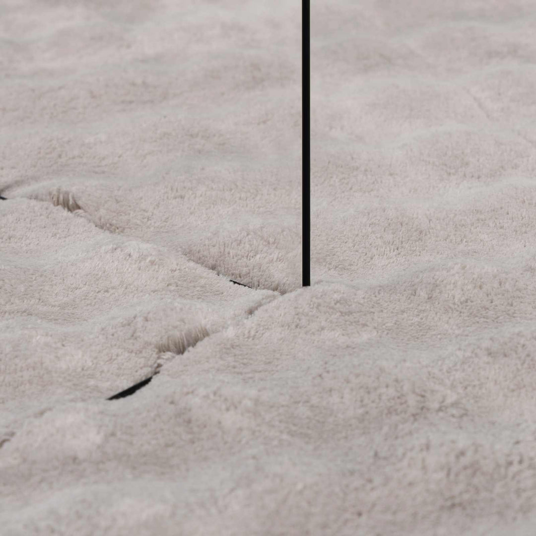 Områdetæpper Rektangulær SIROLO Sandfarvet 200 x 80 cm