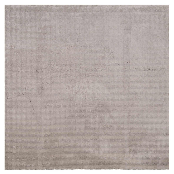 Områdetæpper Firkantet SIROLO Sandfarvet 200 x 200 cm Polyester