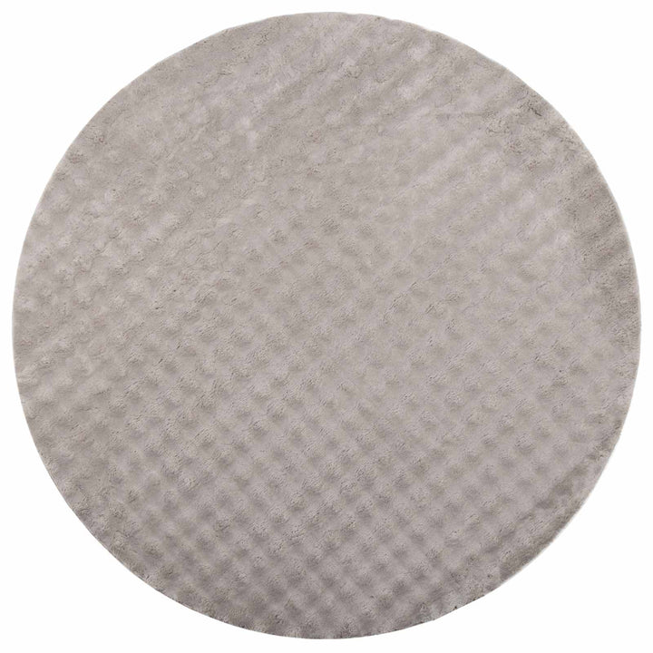Områdetæpper Rund SIROLO Sandfarvet Ø 160 CM Polyester