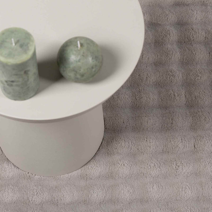 Områdetæpper Rund SIROLO Sandfarvet Ø 200 CM Polyester
