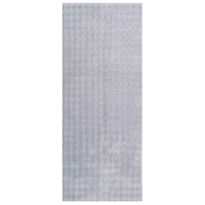 Områdetæpper Rektangulær SIROLO Grå 150 x 80 cm Polyester