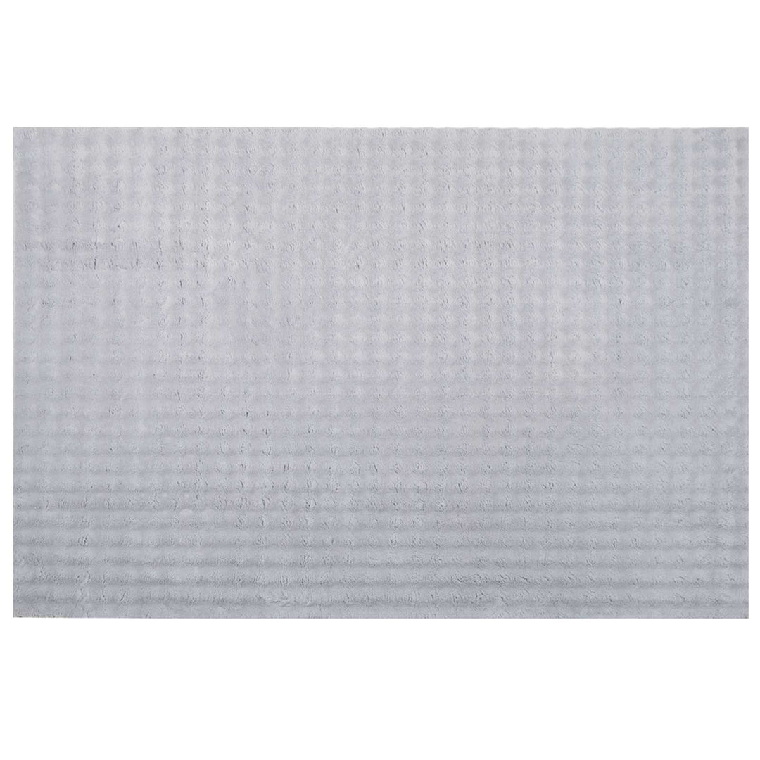 Områdetæpper Rektangulær SIROLO Grå 340 x 240 cm Polyester