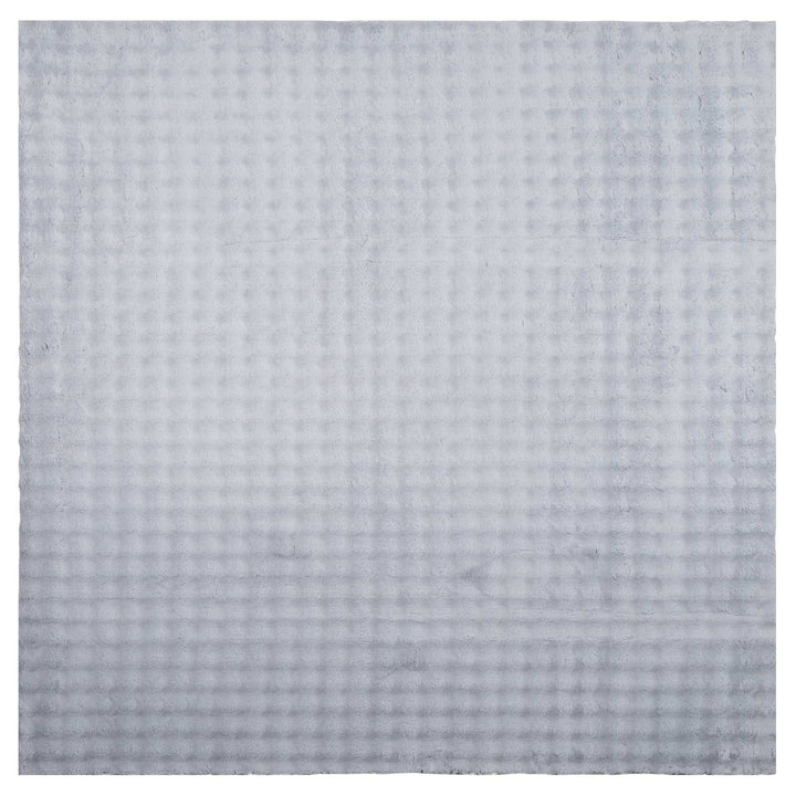 Områdetæpper Firkantet SIROLO Grå 200 x 200 cm Polyester