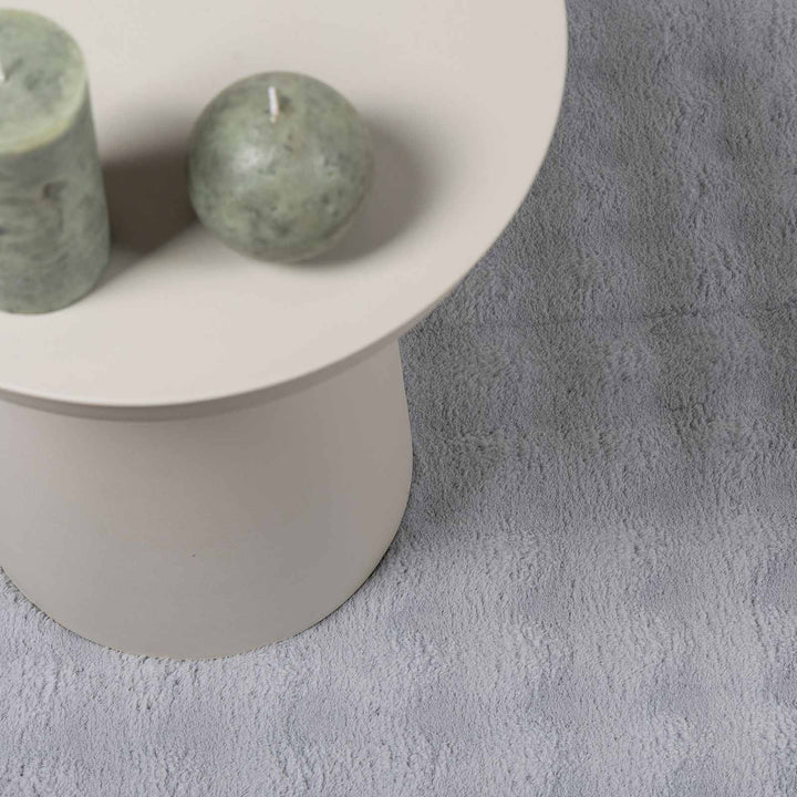 Områdetæpper Rund SIROLO Grå Ø 200 CM Polyester