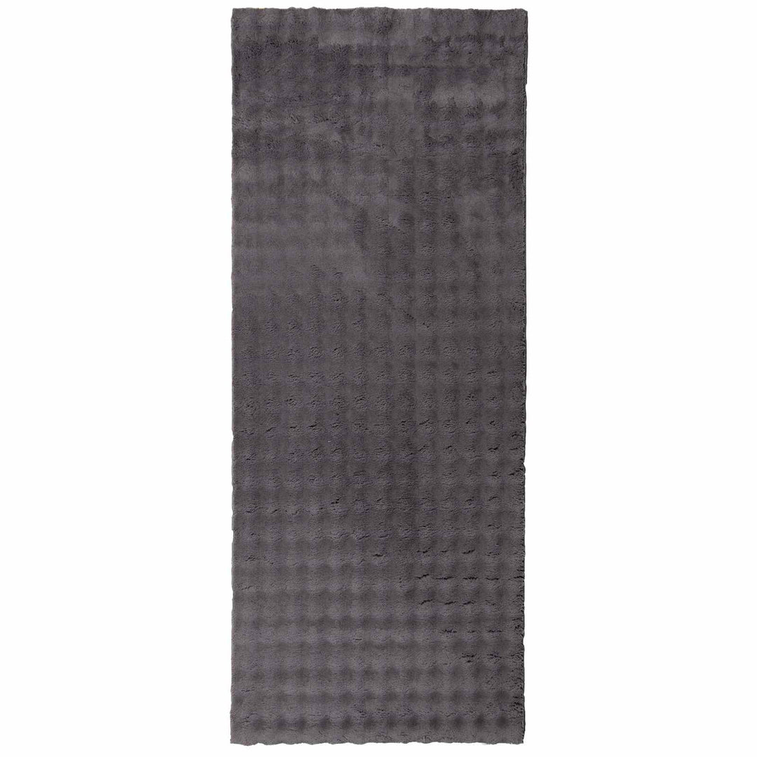 Områdetæpper Rektangulær SIROLO Antracit 150 x 80 cm Polyester