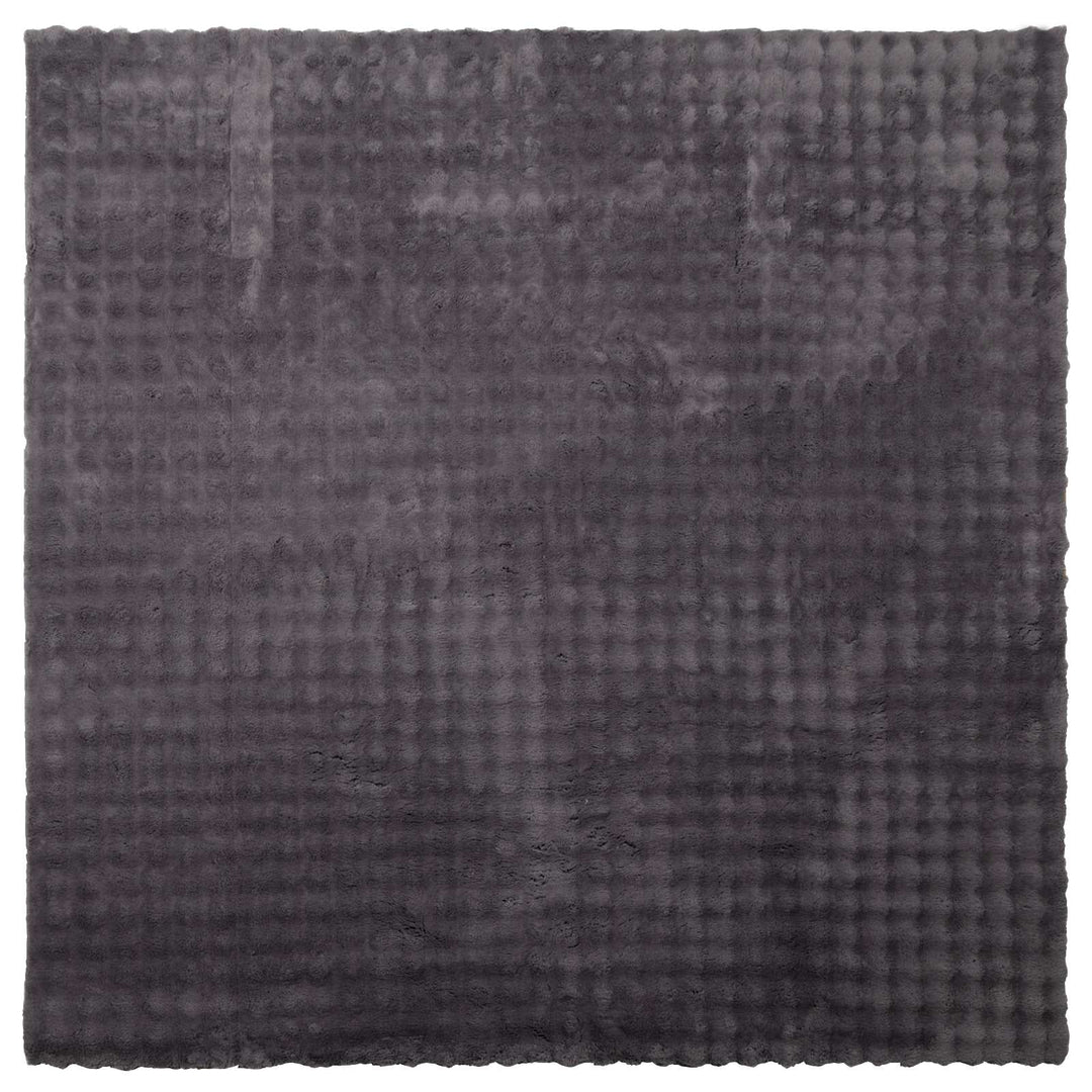 Områdetæpper Firkantet SIROLO Antracit 120 x 120 cm Polyester