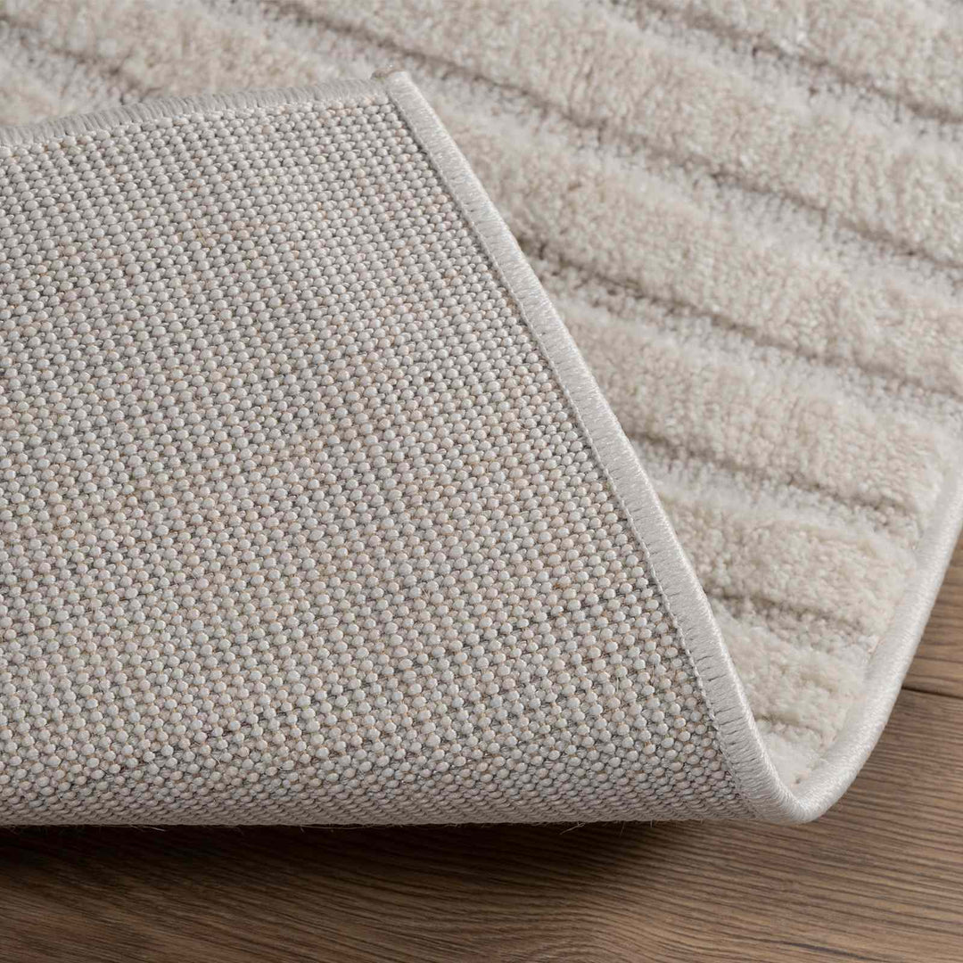Områdetæpper Rektangulær GALATI Creme 200 x 80 cm Polyester