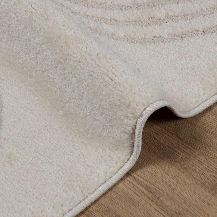 Områdetæpper Rektangulær GALATI Creme 200 x 80 cm Polyester