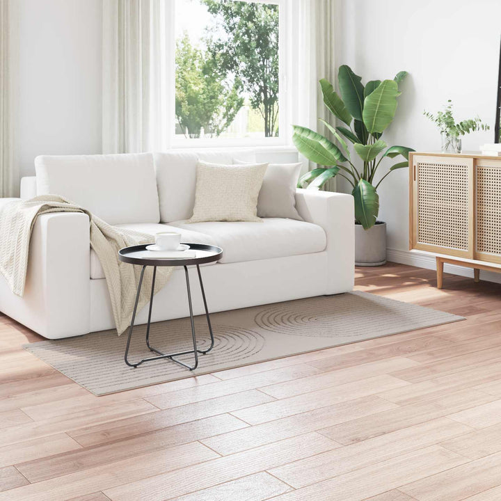 Områdetæpper Rektangulær GALATI Creme 200 x 80 cm Polyester