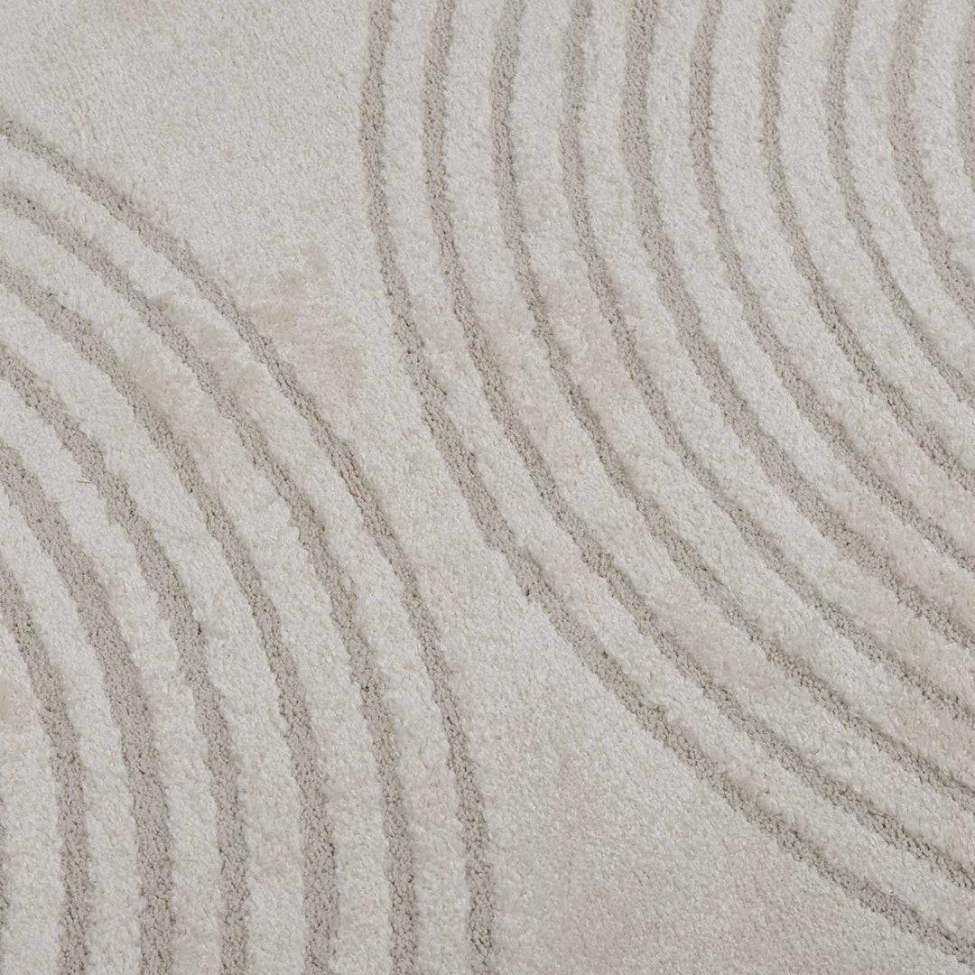 Områdetæpper Rektangulær GALATI Creme 200 x 80 cm Polyester