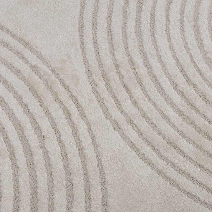 Områdetæpper Rektangulær GALATI Creme 200 x 80 cm Polyester