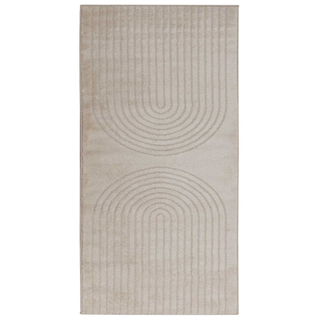 Indendørs tæppe GALATI Beige 150 x 80 cm Polyester