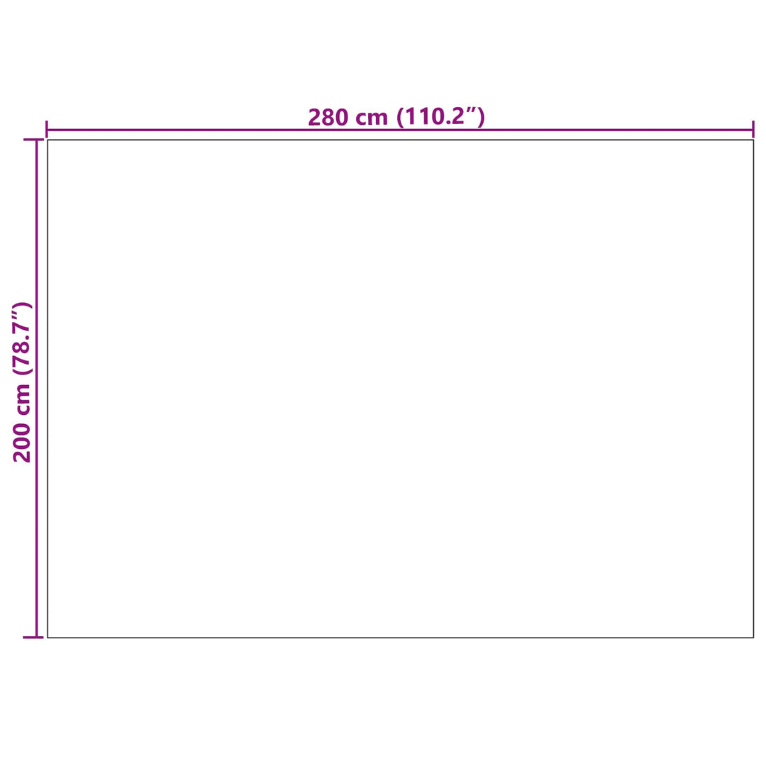 Områdetæpper Rektangulær GALATI Beige 280 x 200 cm Polyester
