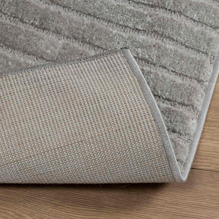 Indendørs tæppe GALATI Grå 170 x 120 cm Polyester