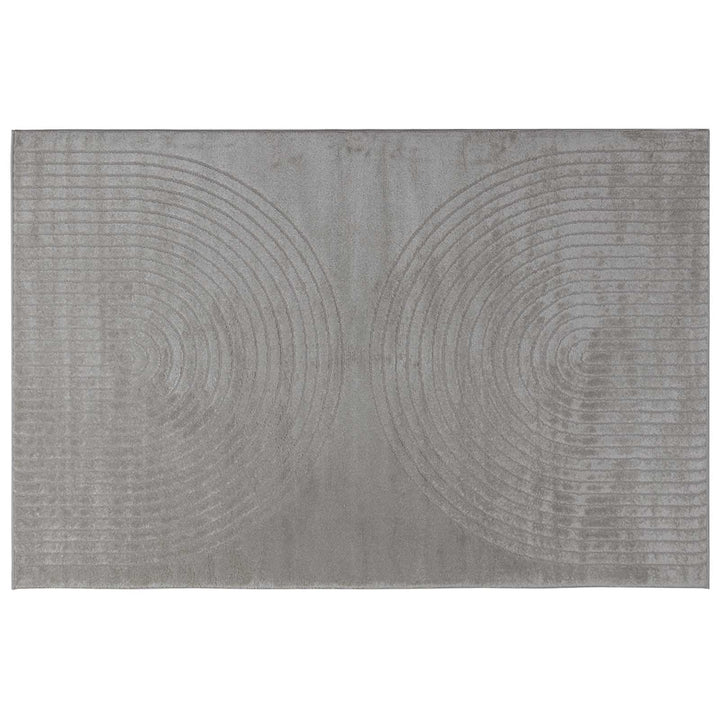 Områdetæpper Rektangulær GALATI Grå 170 x 120 cm Polyester