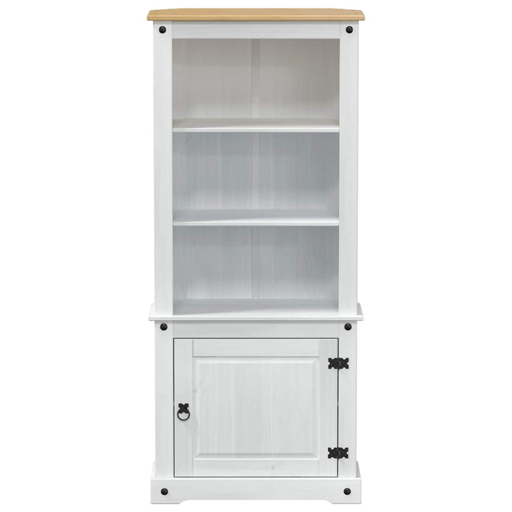 Highboard Hvid 74 x 38 x 170 cm Massiv fyrretræ