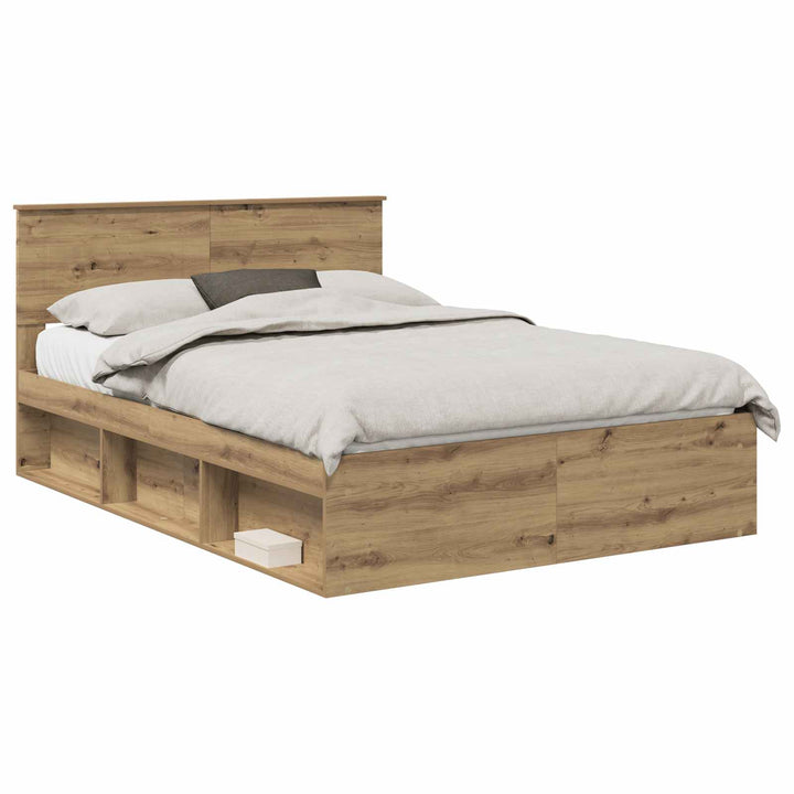 Sengestel Artisan eg 140 x 190 cm Konstrueret træ