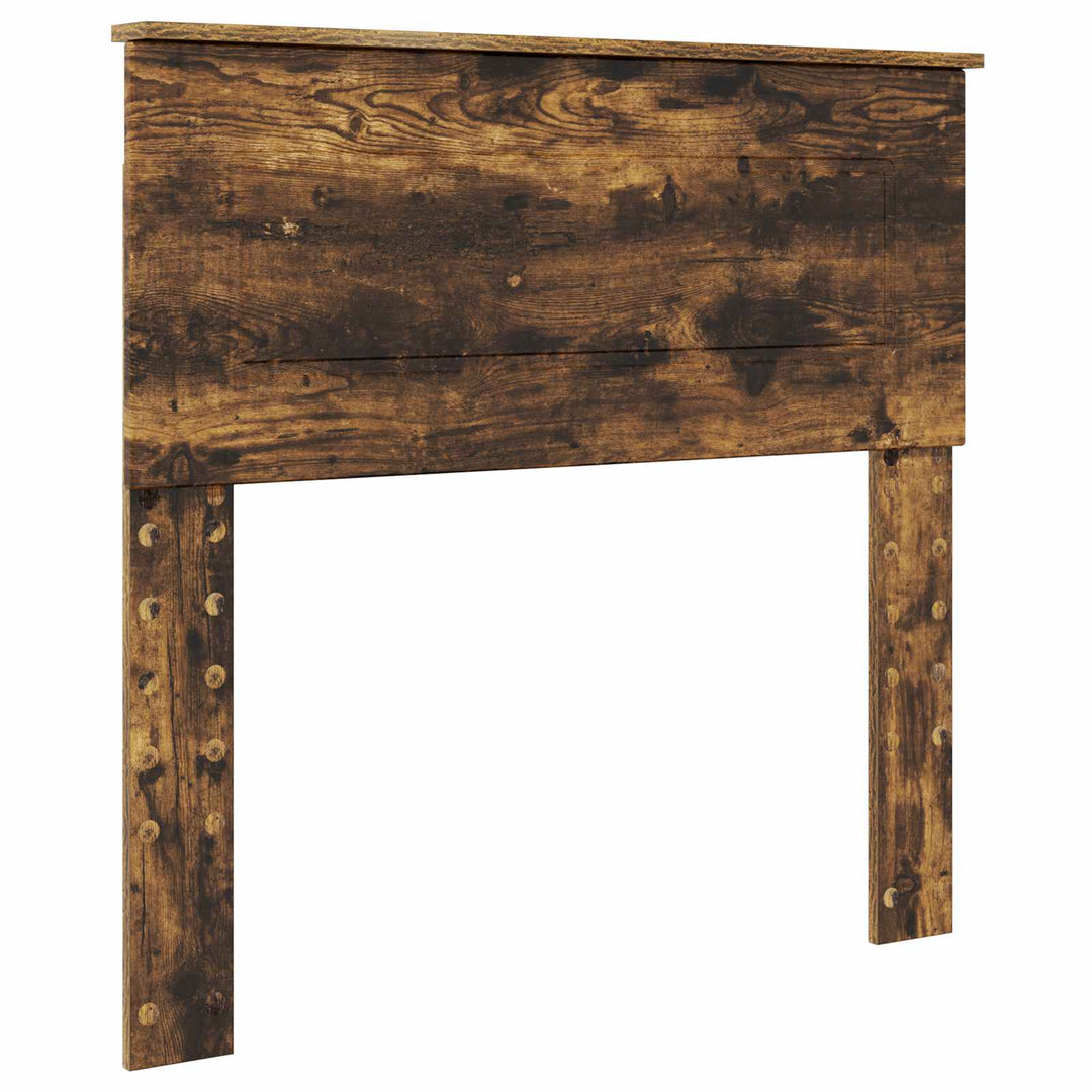 Sengestel med skuffe Røget eg 75 x 190 cm Ingeniørtræ