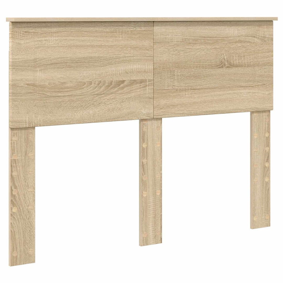Sengestel med hylde Sonoma eg 120 x 200 cm Konstrueret træ