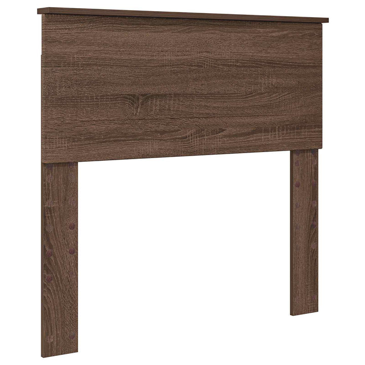 Daybed med skuffe Brun Eg og Sort 75 x 190 cm Konstrueret træ