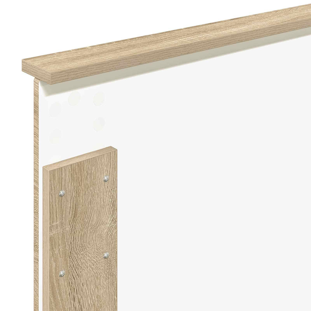 Sengestel med hovedgærde Sonoma eg 90 x 190 cm Konstrueret træ