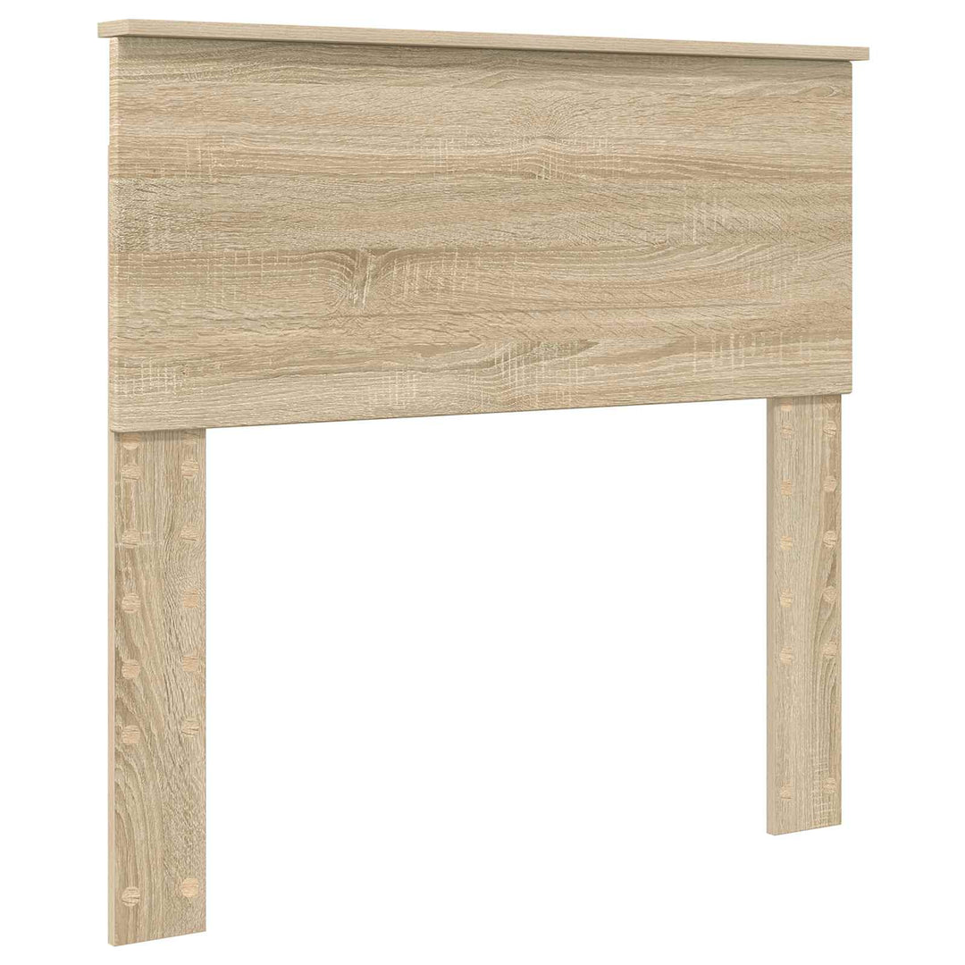 Sengestel med hovedgærde Sonoma eg 90 x 190 cm Konstrueret træ