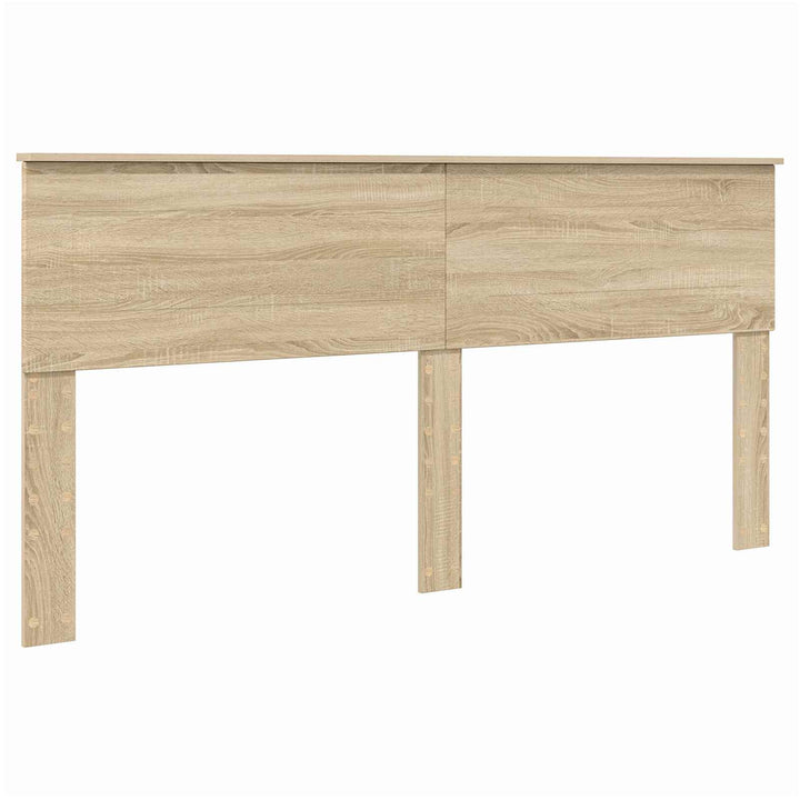 Sengestel med hovedgærde Sonoma eg 200 x 200 cm Konstrueret træ