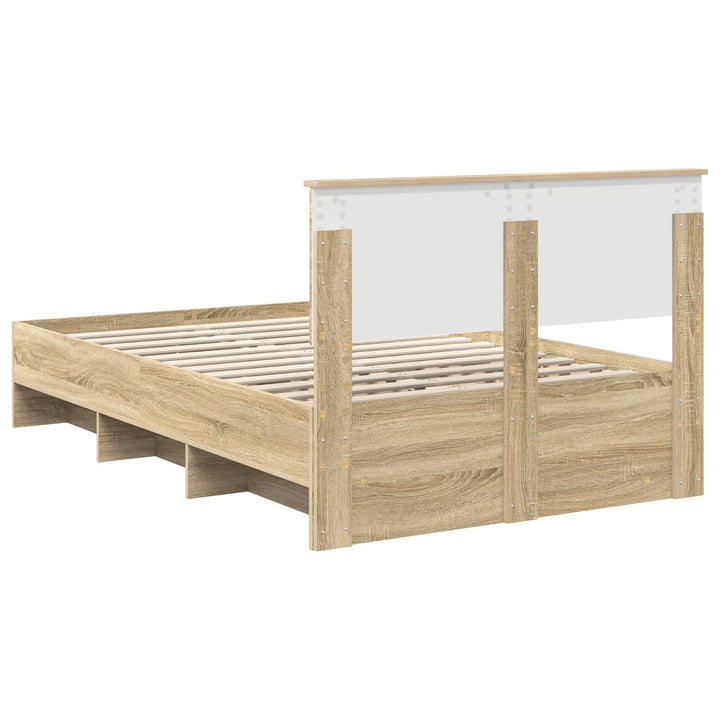 Sengestel Sonoma eg 120 x 123 cm Konstrueret træ