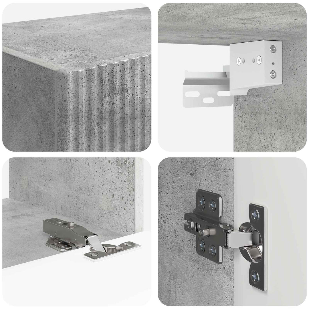 Beton Grå 60 x 31 x 29,5 cm