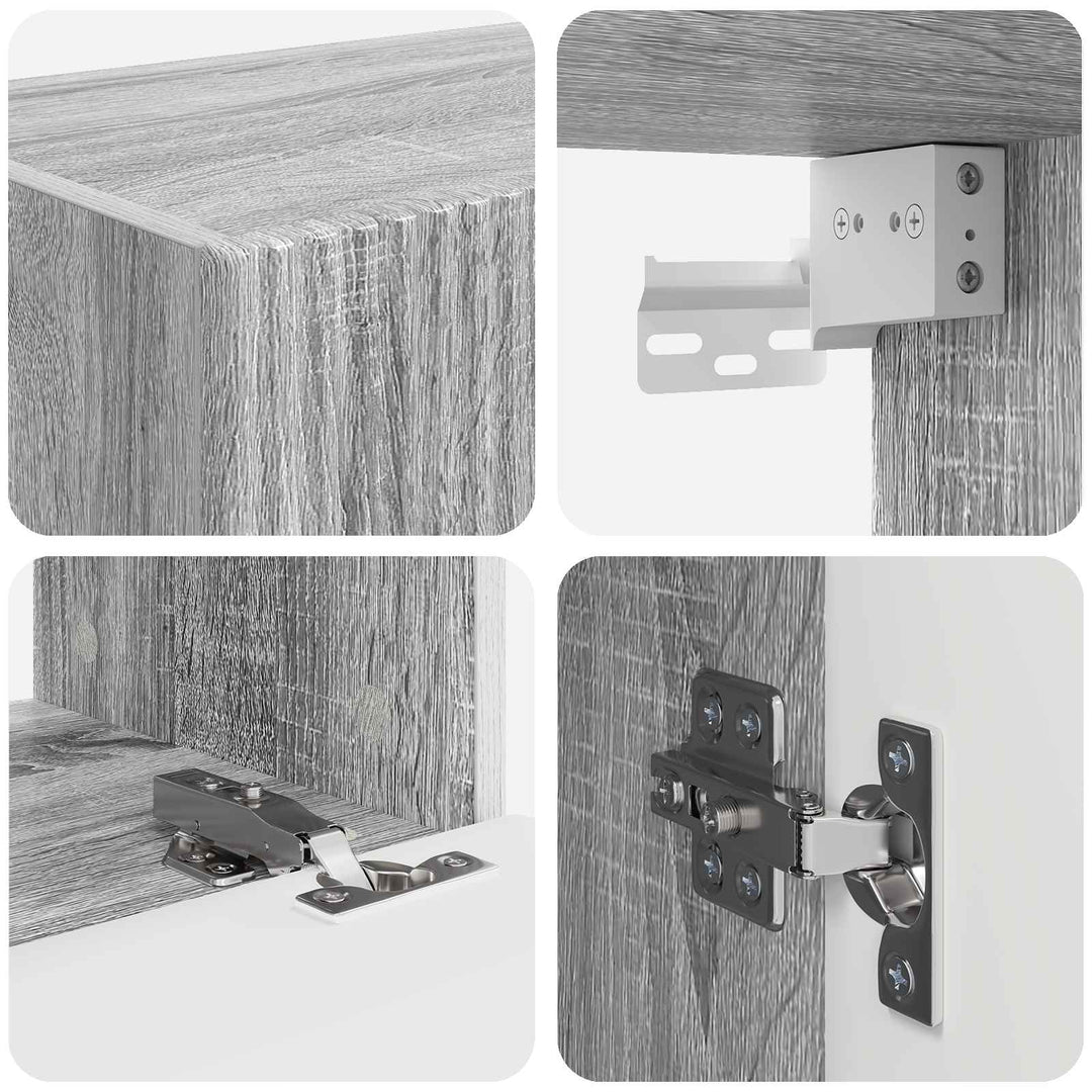 Grå Sonoma 60 x 31 x 29,5 cm