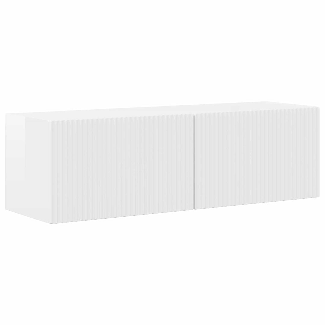 Vægmonteret 4 pcs Høj gloss hvid