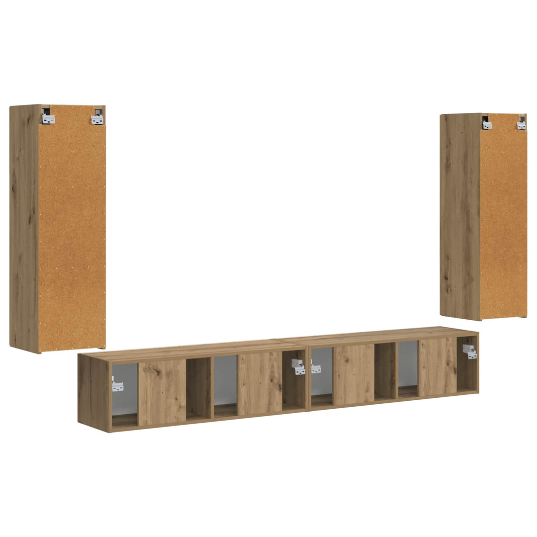 Vægmonteret 4 pcs Artisan Egetræ