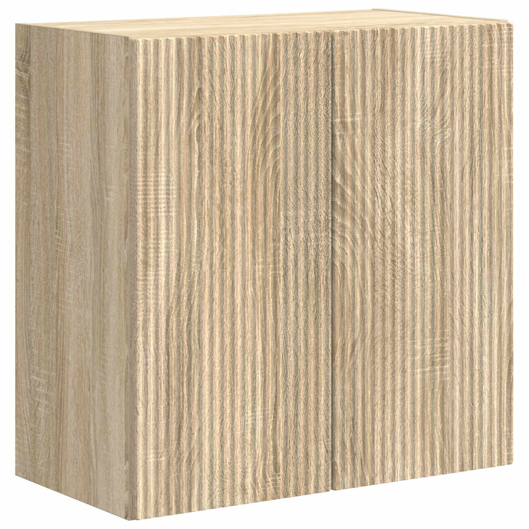 Vægmonteret 6 pcs Sonoma eg