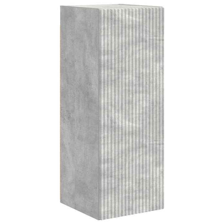 Tv vægskab sæt Vægmonteret 6 pcs Beton Grå