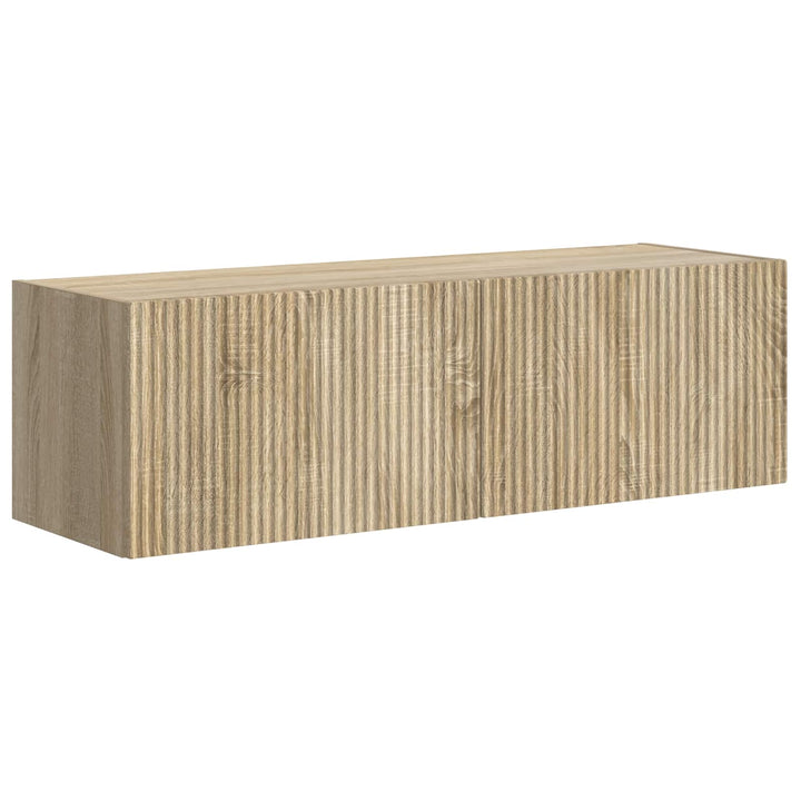 Vægmonteret 6 pcs Sonoma eg