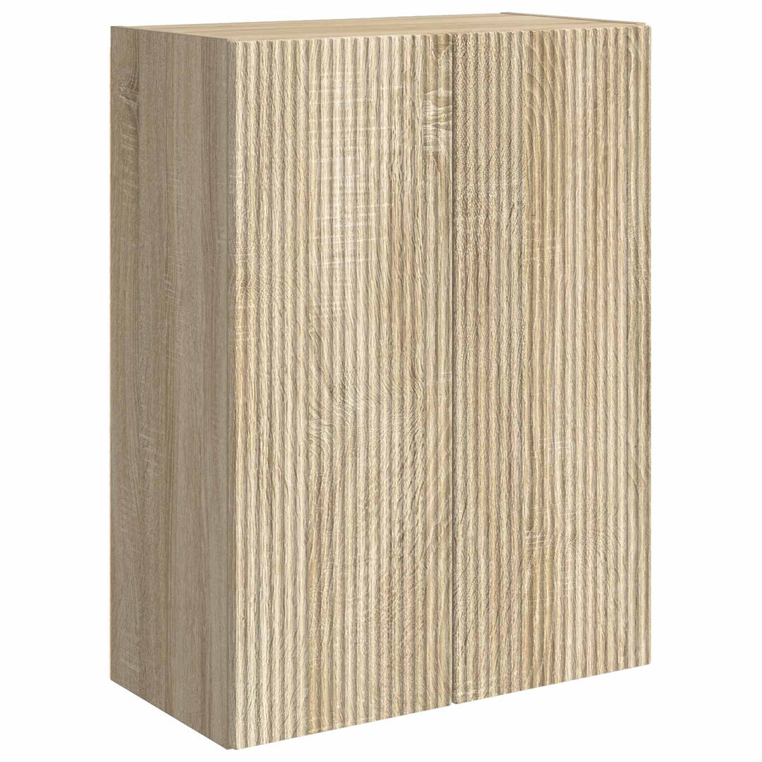 Vægmonteret 6 pcs Sonoma eg