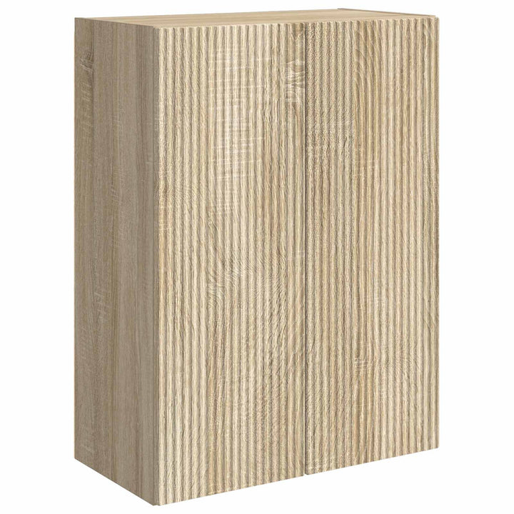 Vægmonteret 6 pcs Sonoma eg