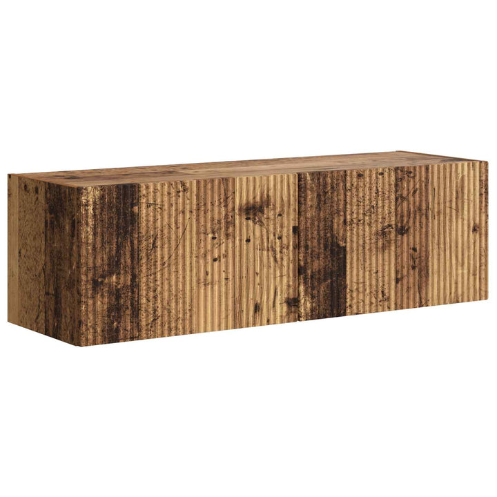 Vægmonteret 6 pcs Gammelt træ