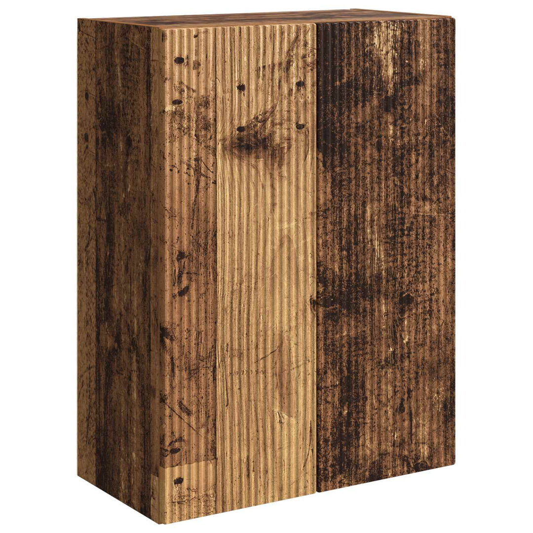 Vægmonteret 6 pcs Gammelt træ