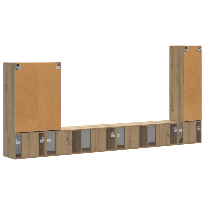 Vægmonteret 6 pcs Artisan Egetræ