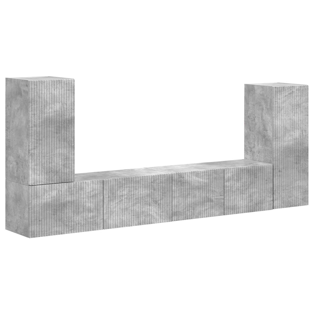 4 pcs Beton Grå