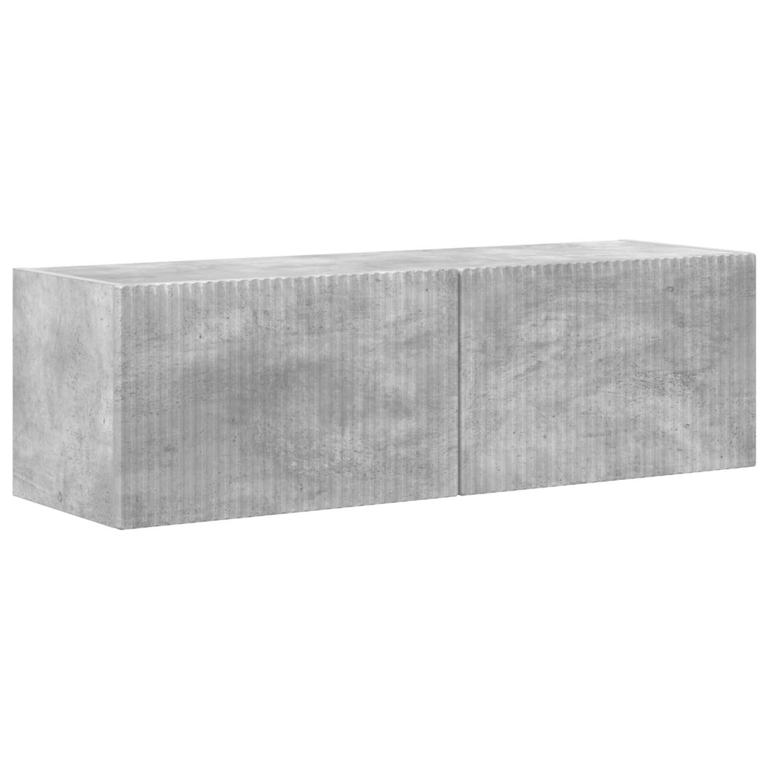 TV-skab 8 pcs Beton Grå