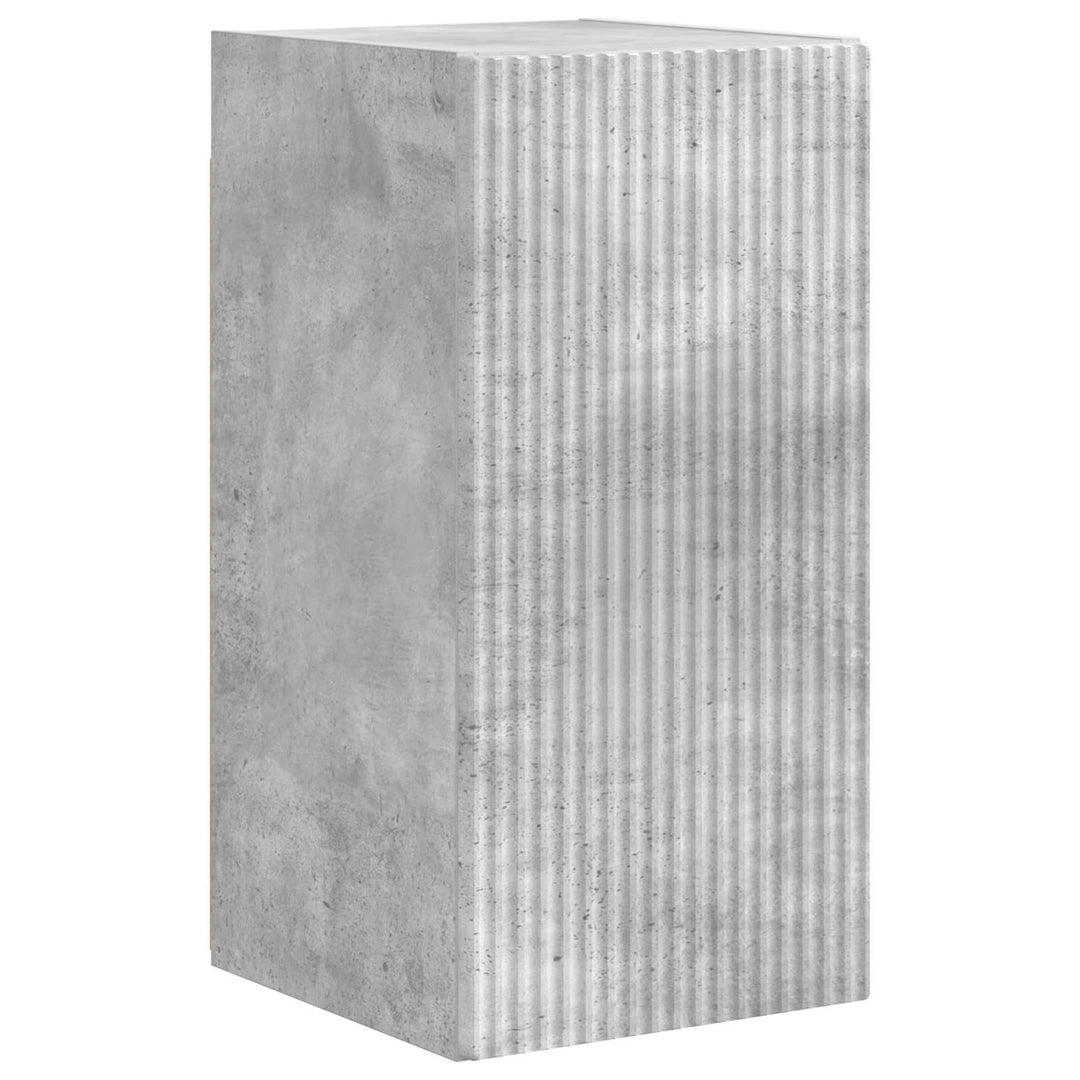 TV-skab 8 pcs Beton Grå